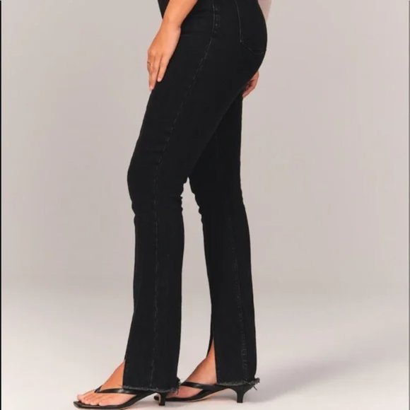 Abercrombie & Fitch Black High Rise Jeans - Picture 4 of 14